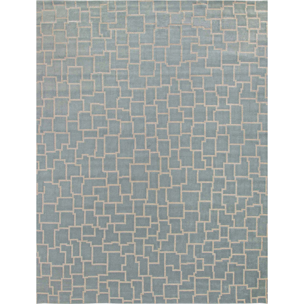 HANDLOOMED 8800 LUSPL LIGHT BLUE / IVORY