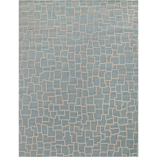 HANDLOOMED 8800 LUSPL LIGHT BLUE / IVORY