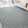 HANDLOOMED 8800 LUSPL LIGHT BLUE / IVORY