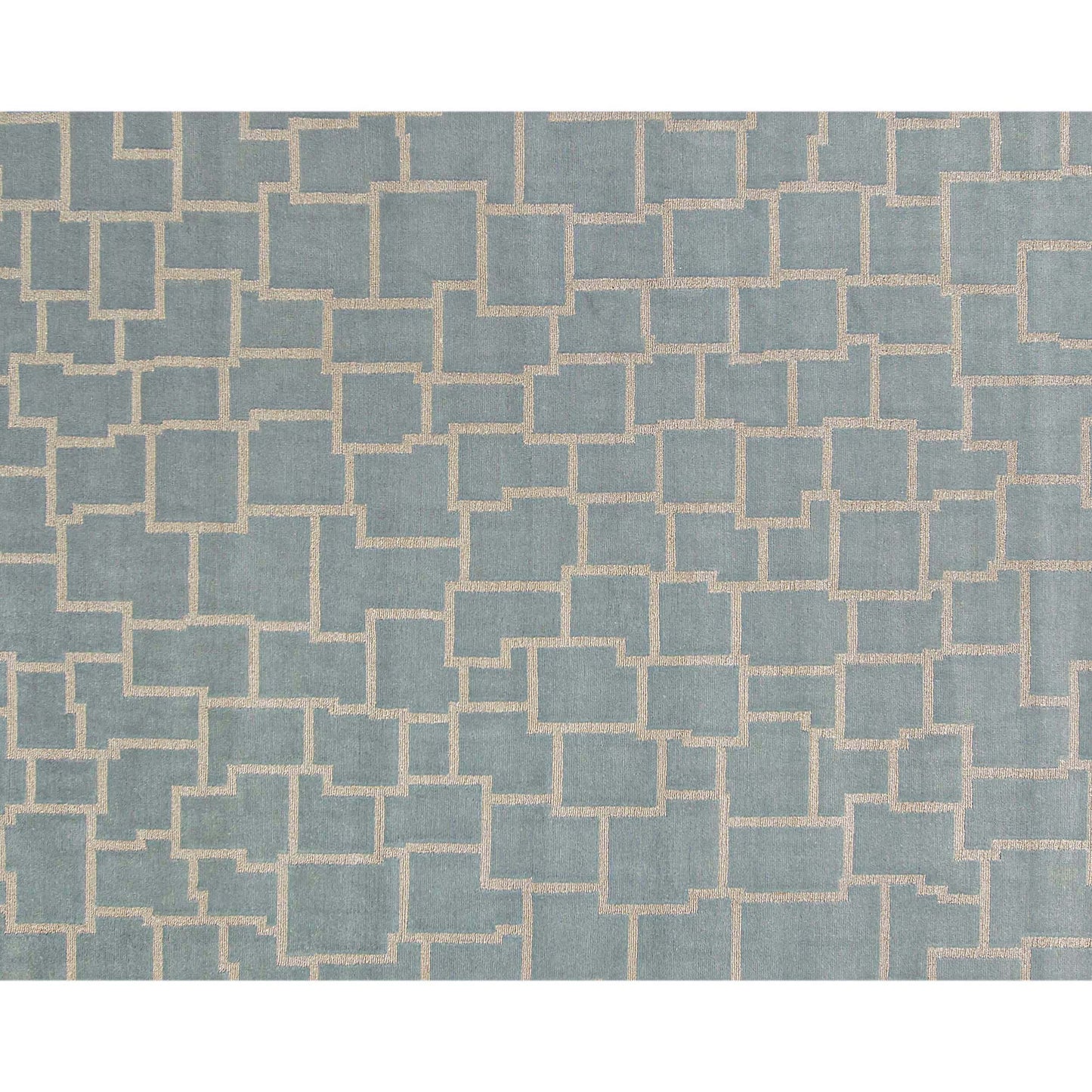 HANDLOOMED 8800 LUSPL LIGHT BLUE / IVORY