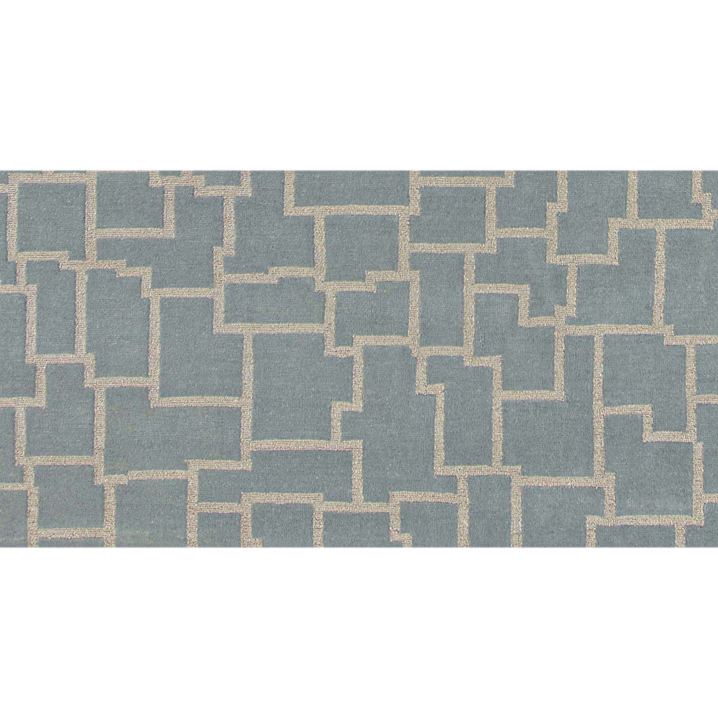 HANDLOOMED 8800 LUSPL LIGHT BLUE / IVORY