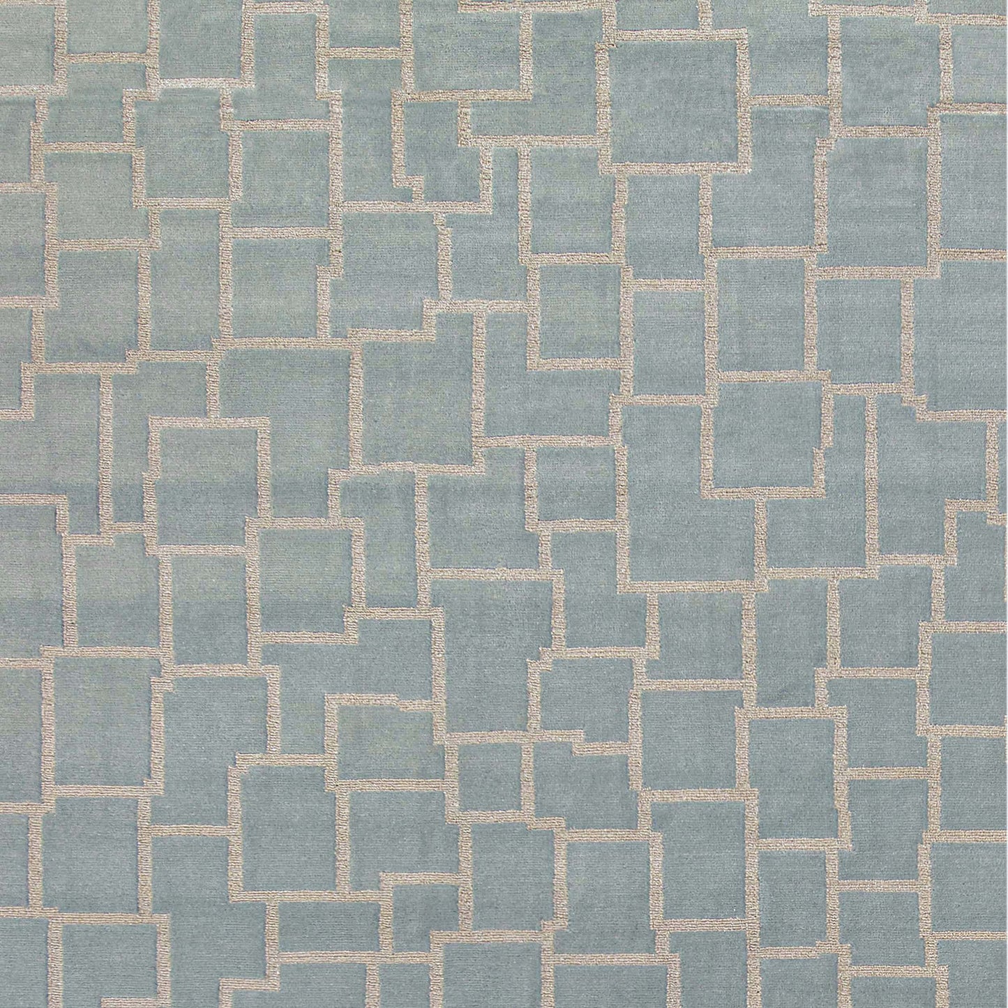 HANDLOOMED 8800 LUSPL LIGHT BLUE / IVORY