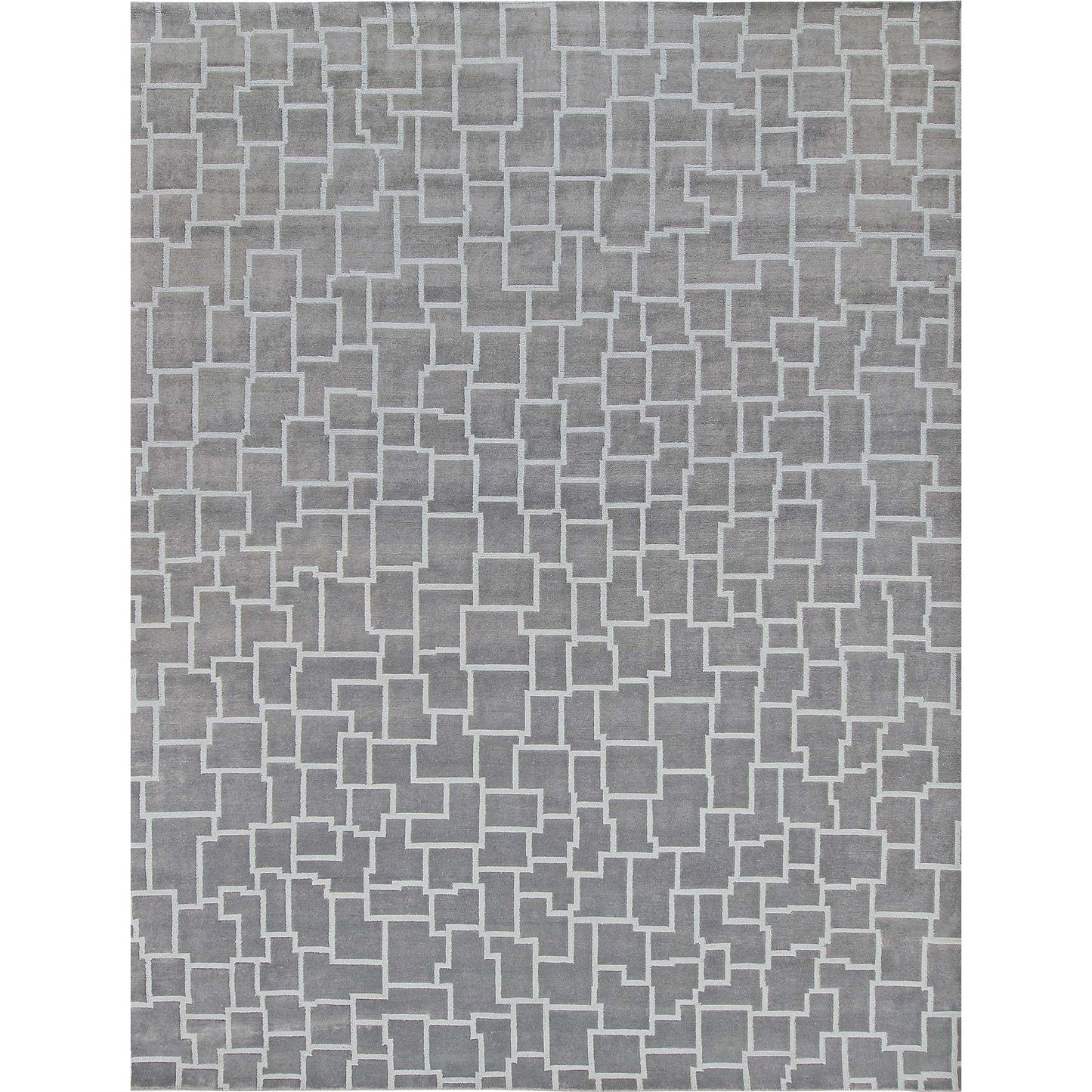 HANDLOOMED 8800 LUSPL GREY / WHITE
