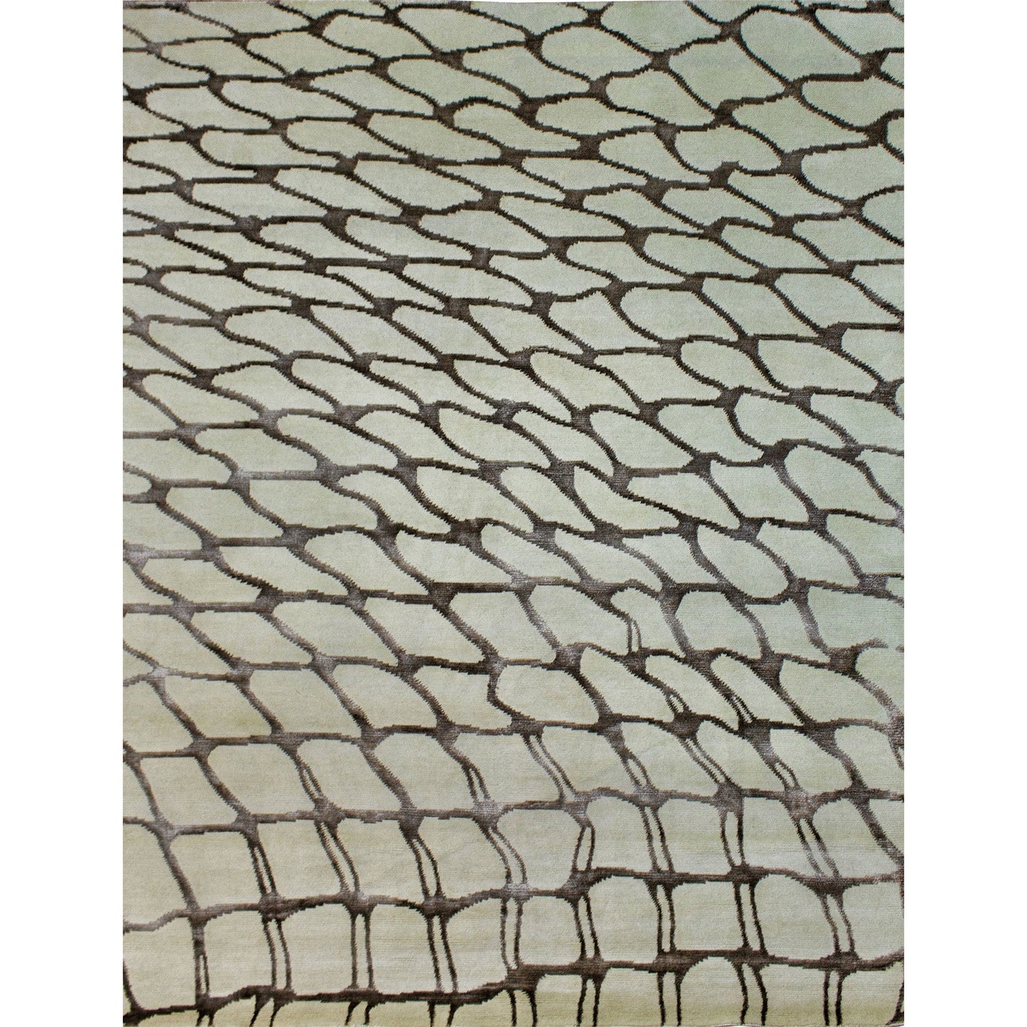 HIMALAYAN ART 2000 LHAFN FISH NET IVORY / FAWN