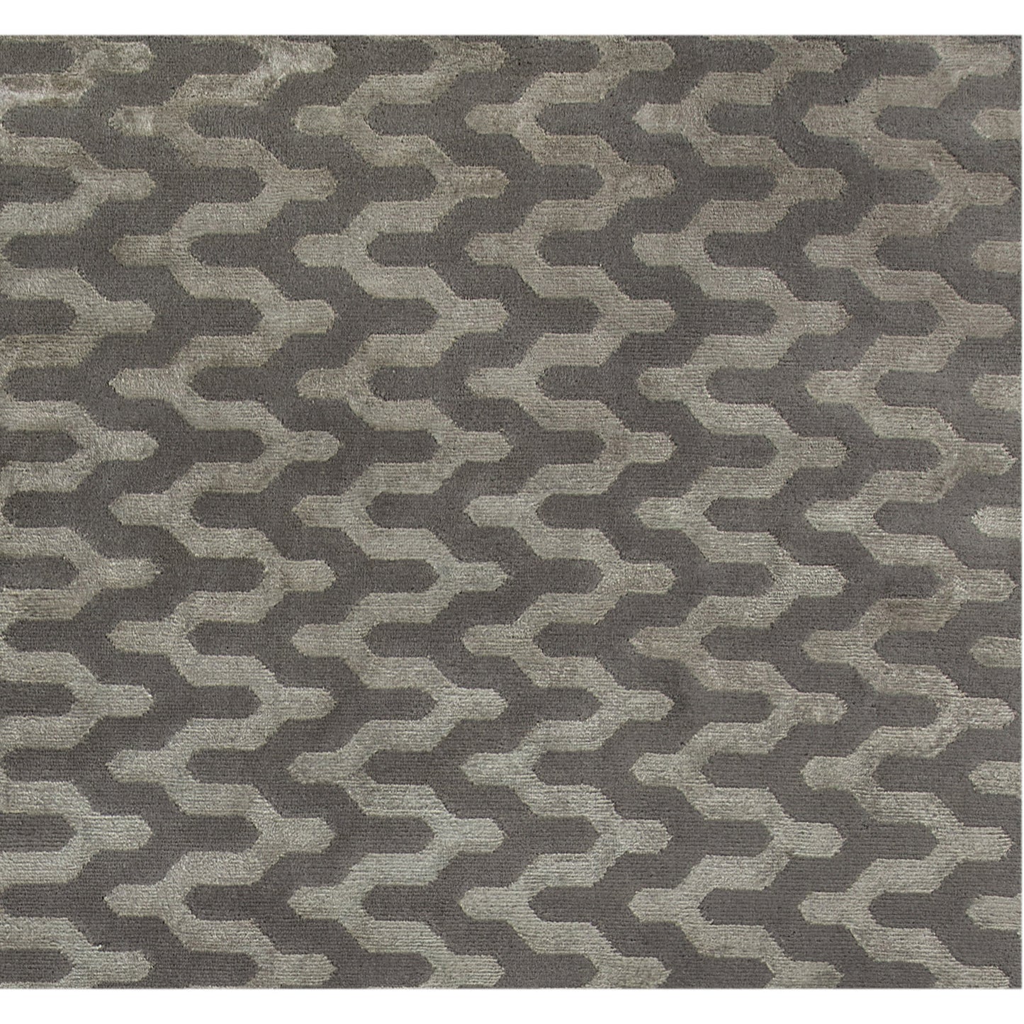 HIMALAYAN ART 2000 LHAJA JAGGED GREY / IVORY