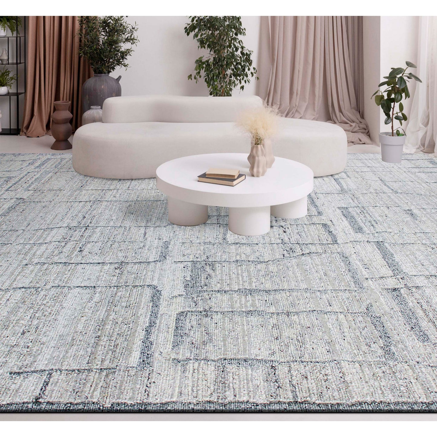 HIMALAYAN ART 2000 TZ649 IVORY / GREY