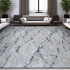 HIMALAYAN ART 5000 BAV03 LIGHT GREY / BLUE 14' X 19'10"