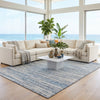 HIMALAYAN ART 2000 WOOL L2101 BLUE / IVORY