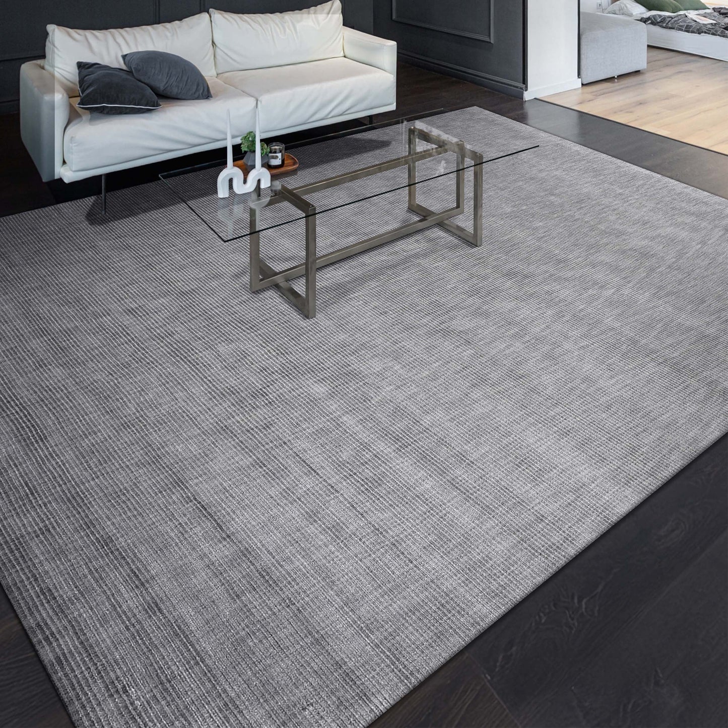 HANDLOOMED HSILK SR338 GREY
