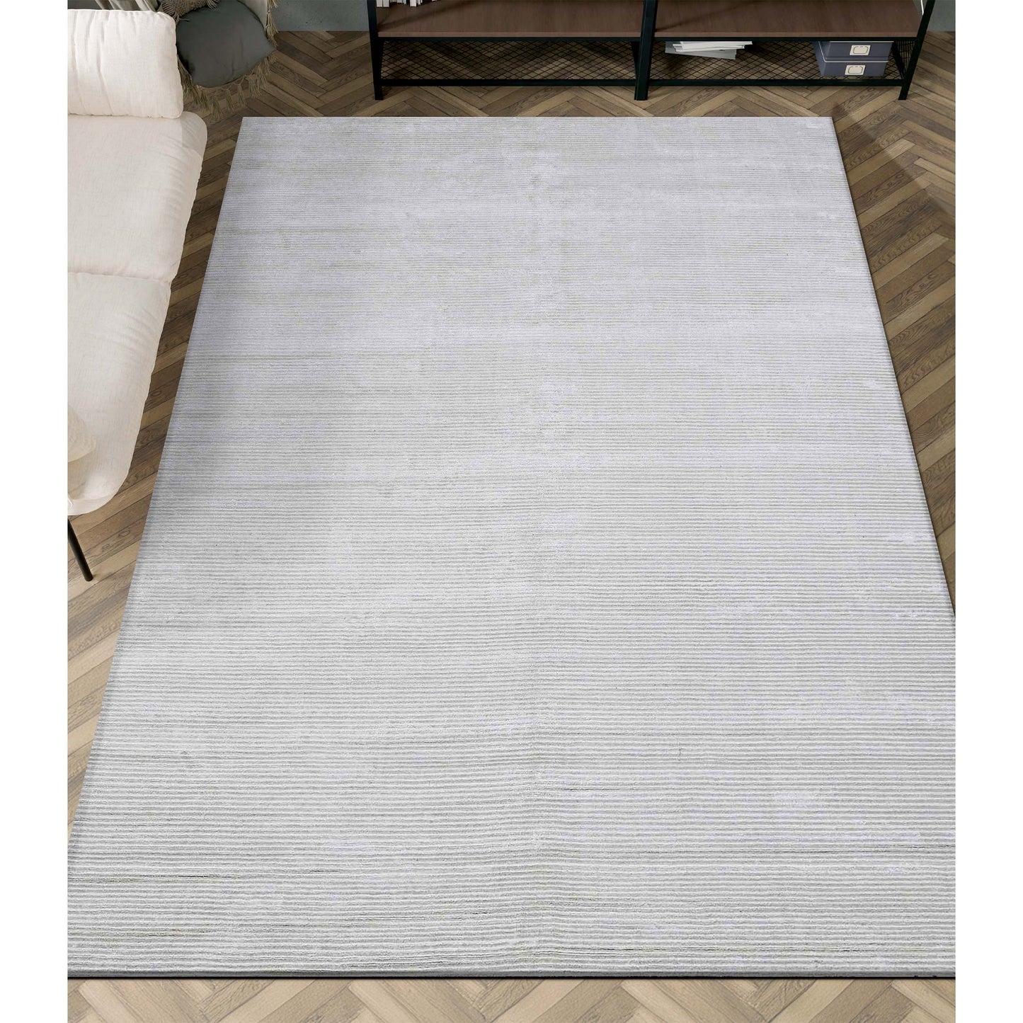 HANDLOOMED HSILK SR338 WHITE
