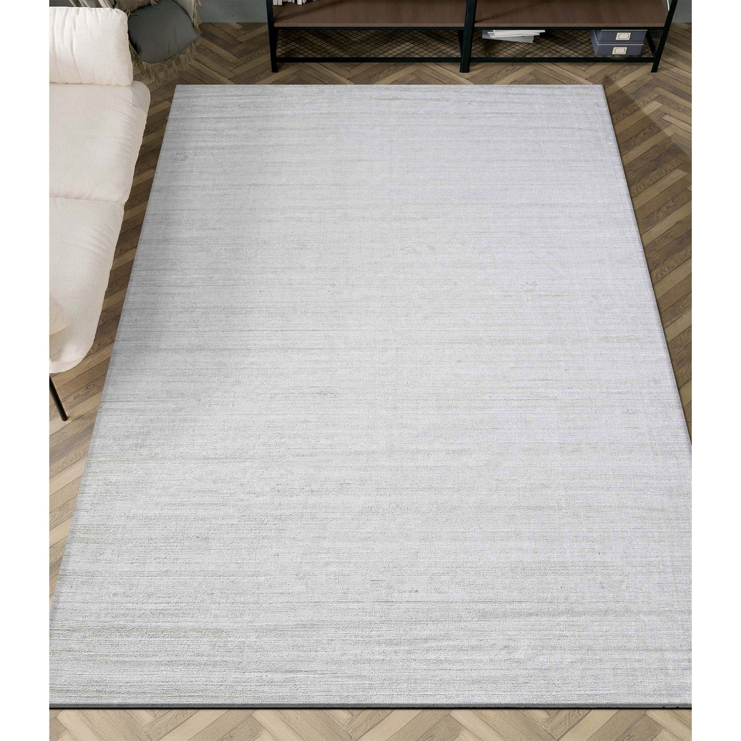 HANDLOOMED HSILK SR345 TIP SHEAR WHITE