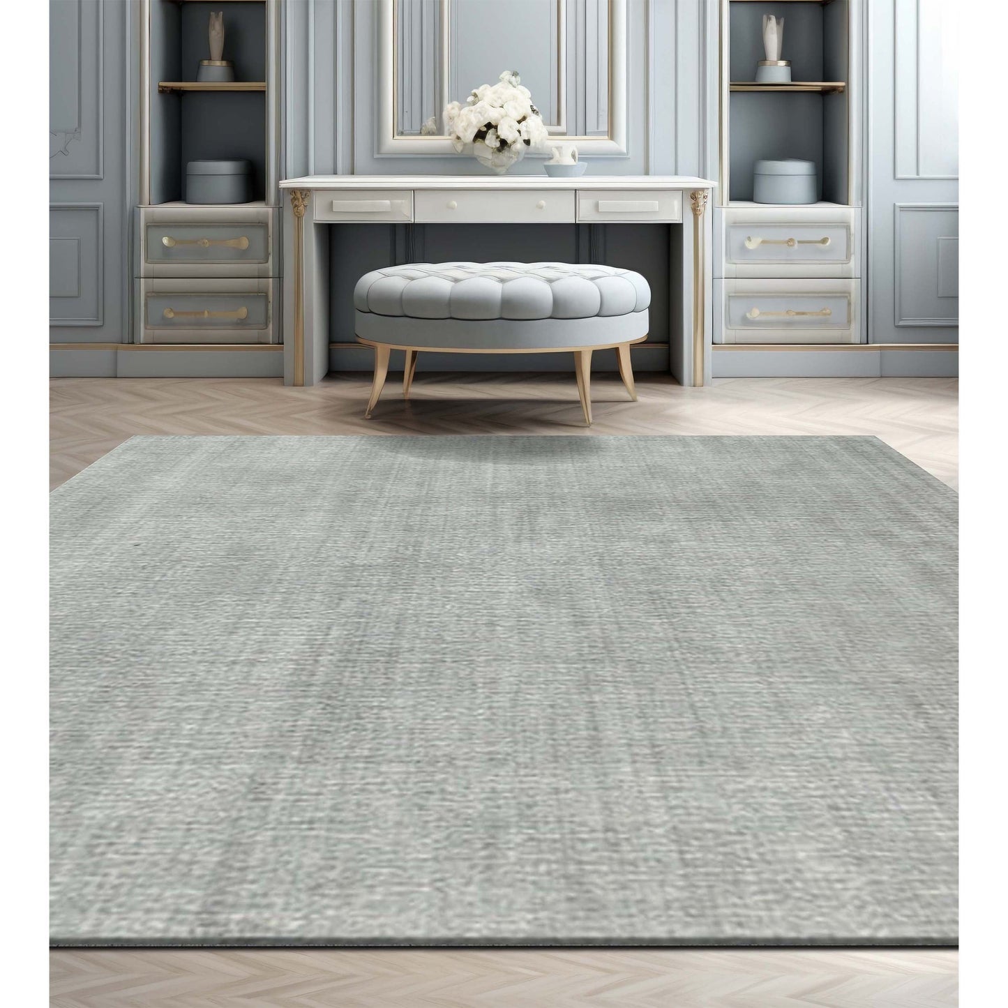 HANDLOOMED HSILK SR498 GREY