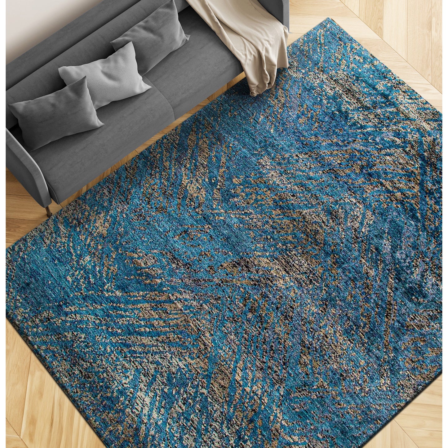 LACIEL AAR21 BLUE / BEIGE