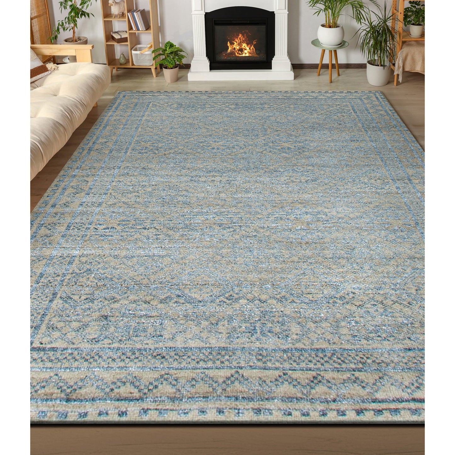 LACIEL MC-07 BEIGE / DARK BLUE