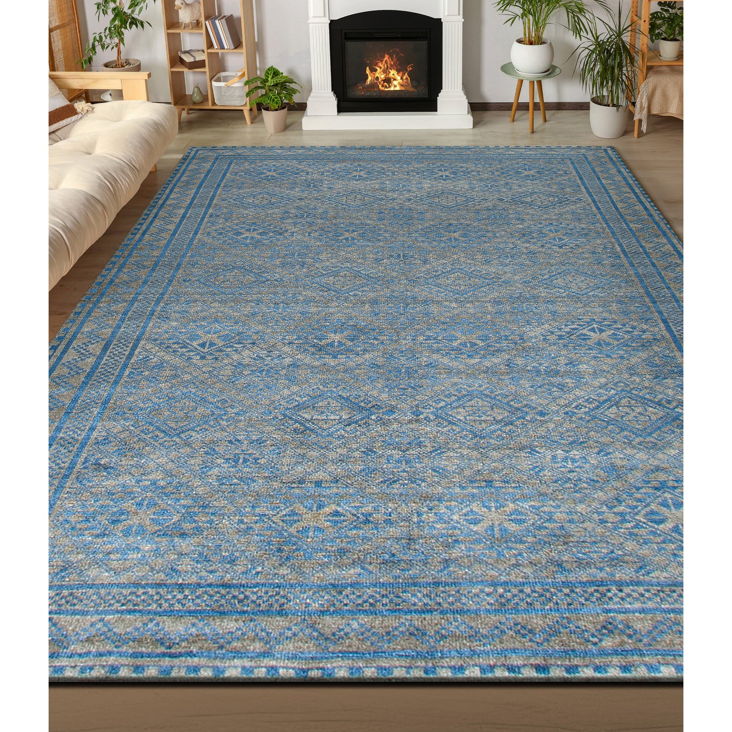 LACIEL MC-07 BEIGE / LIGHT BLUE