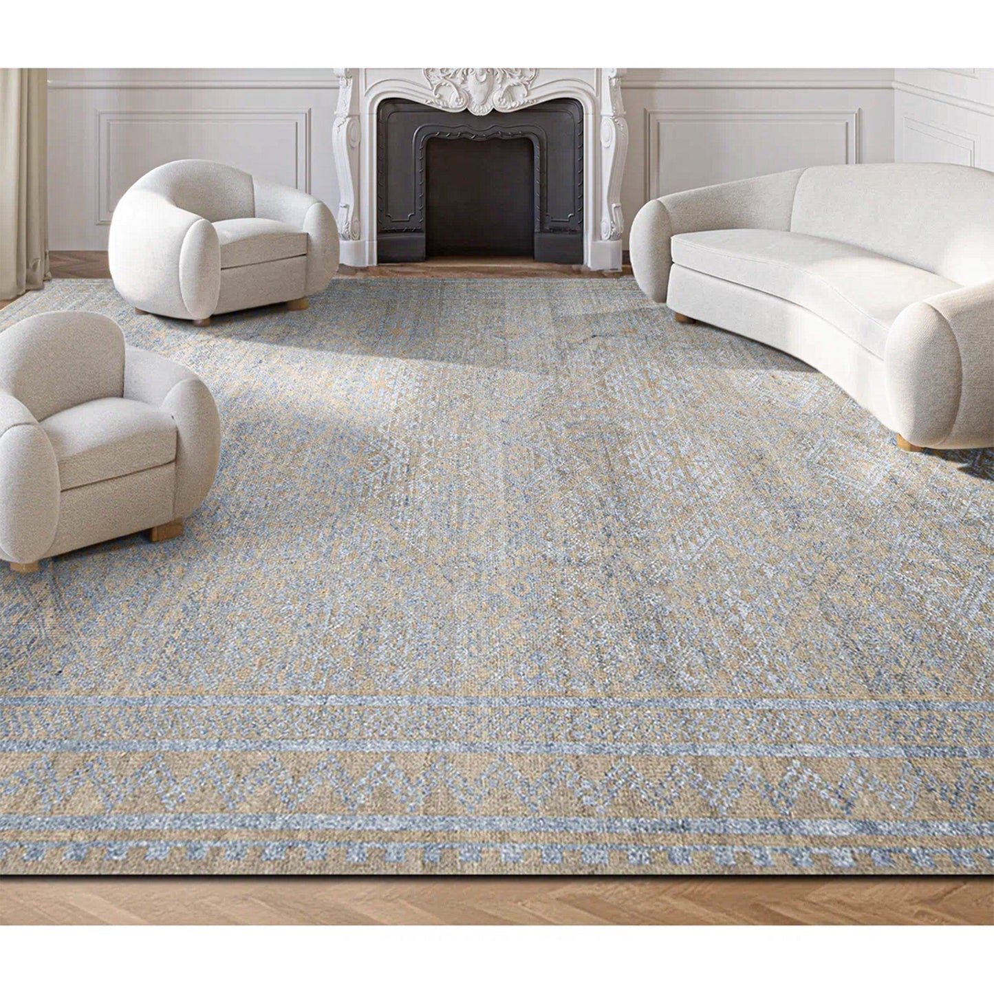 LACIEL MC007 BEIGE / LIGHT BLUE
