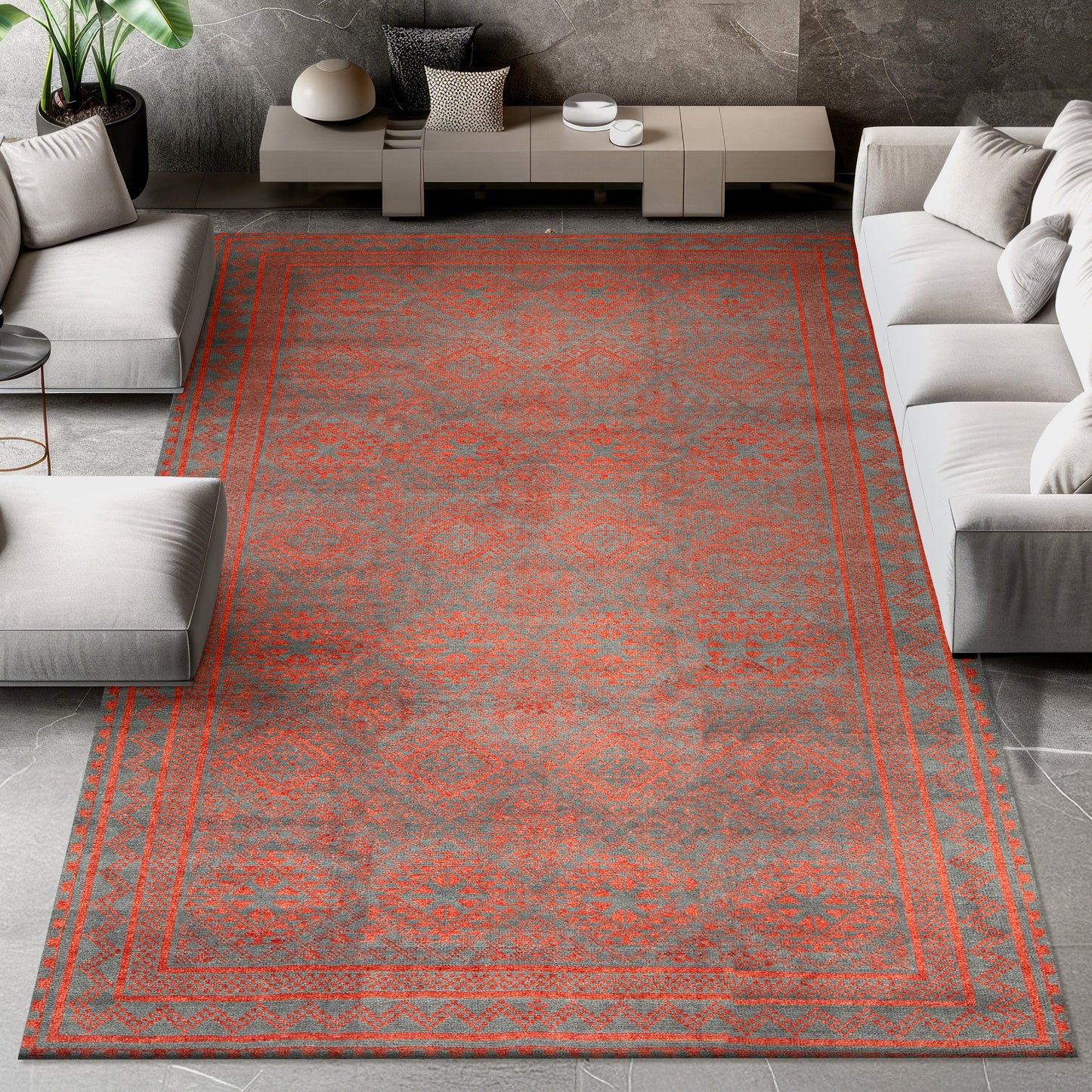LACIEL MC007 GREY / RED