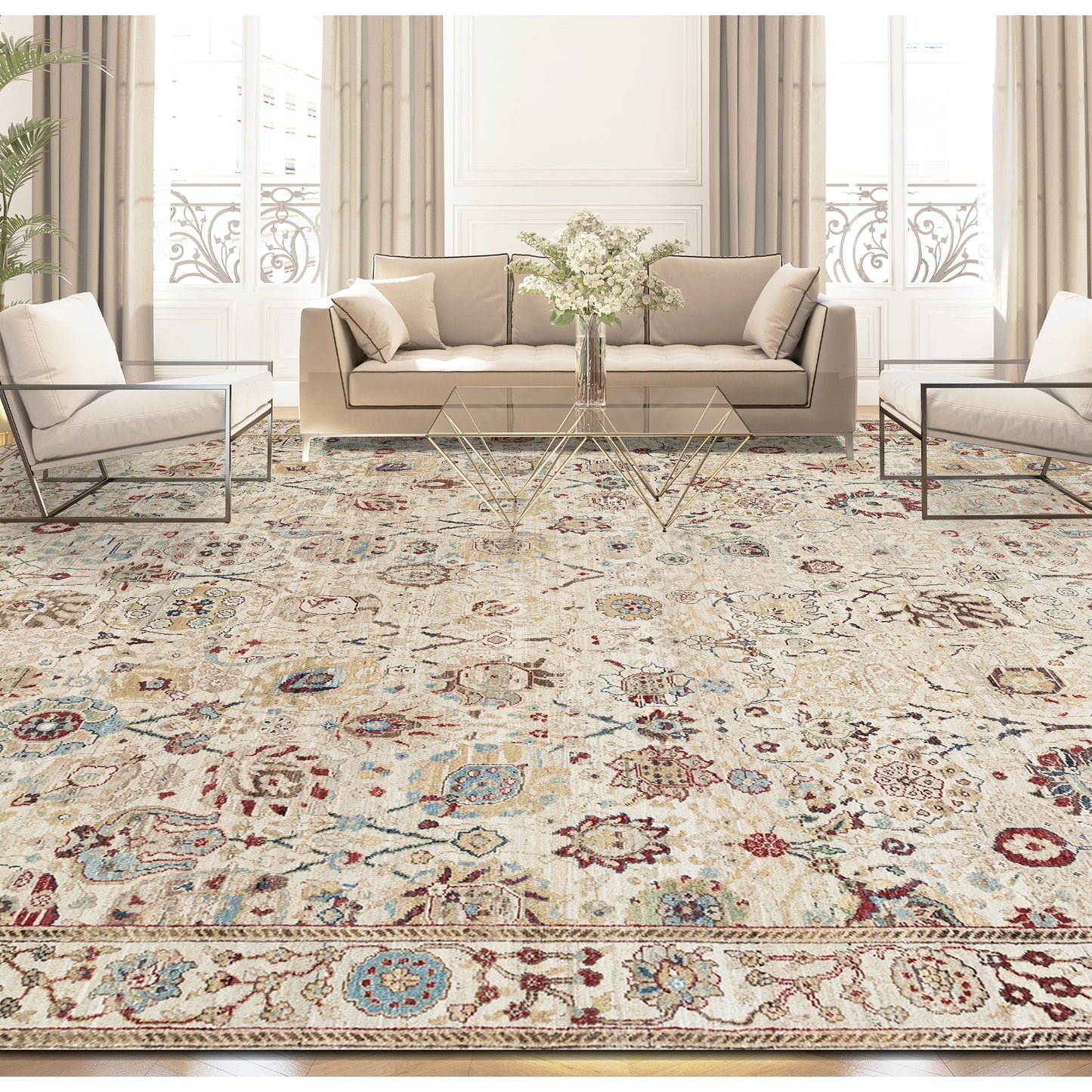 LANCASTER 14-KP IVORY / IVORY