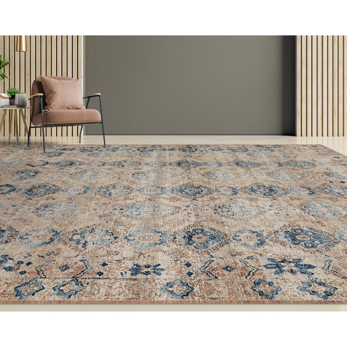 LANCASTER 24-KP BEIGE / BLUE