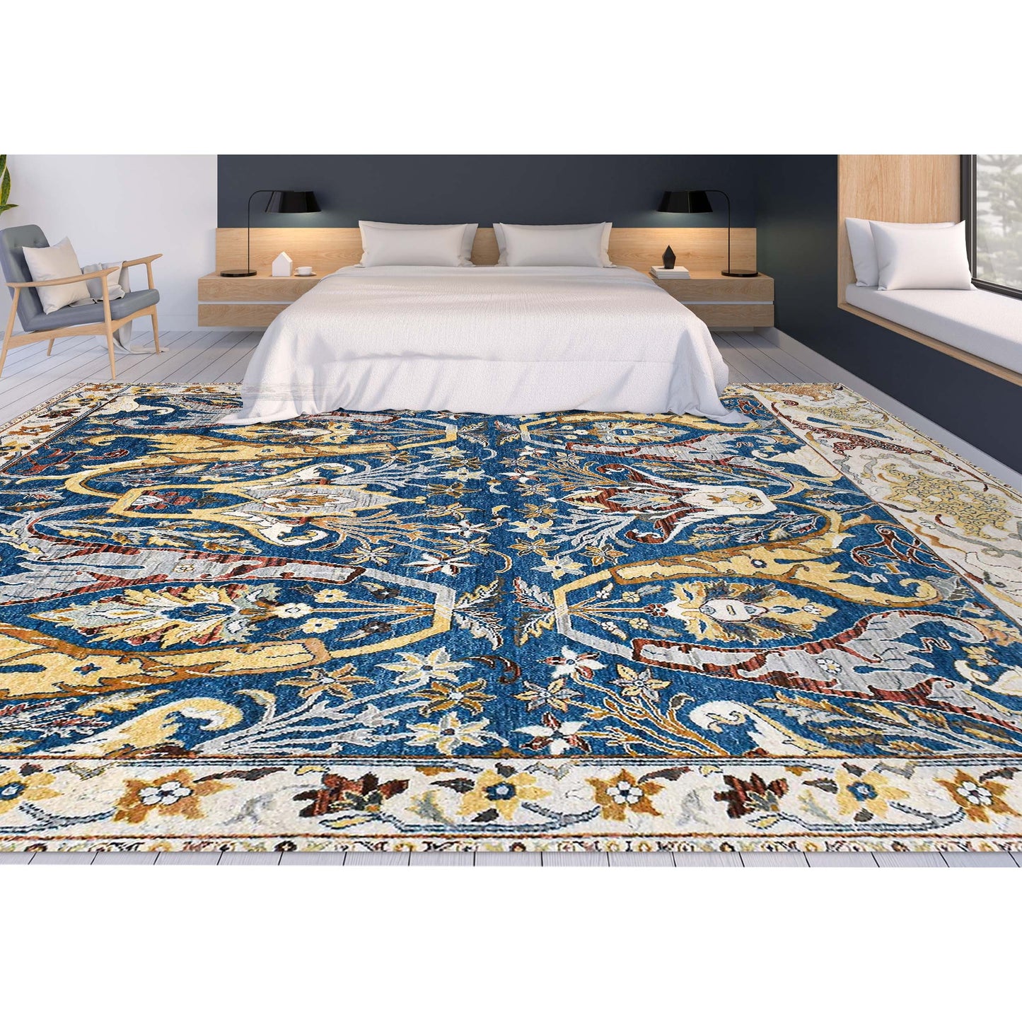 LANCASTER J8022 BLUE / GOLD
