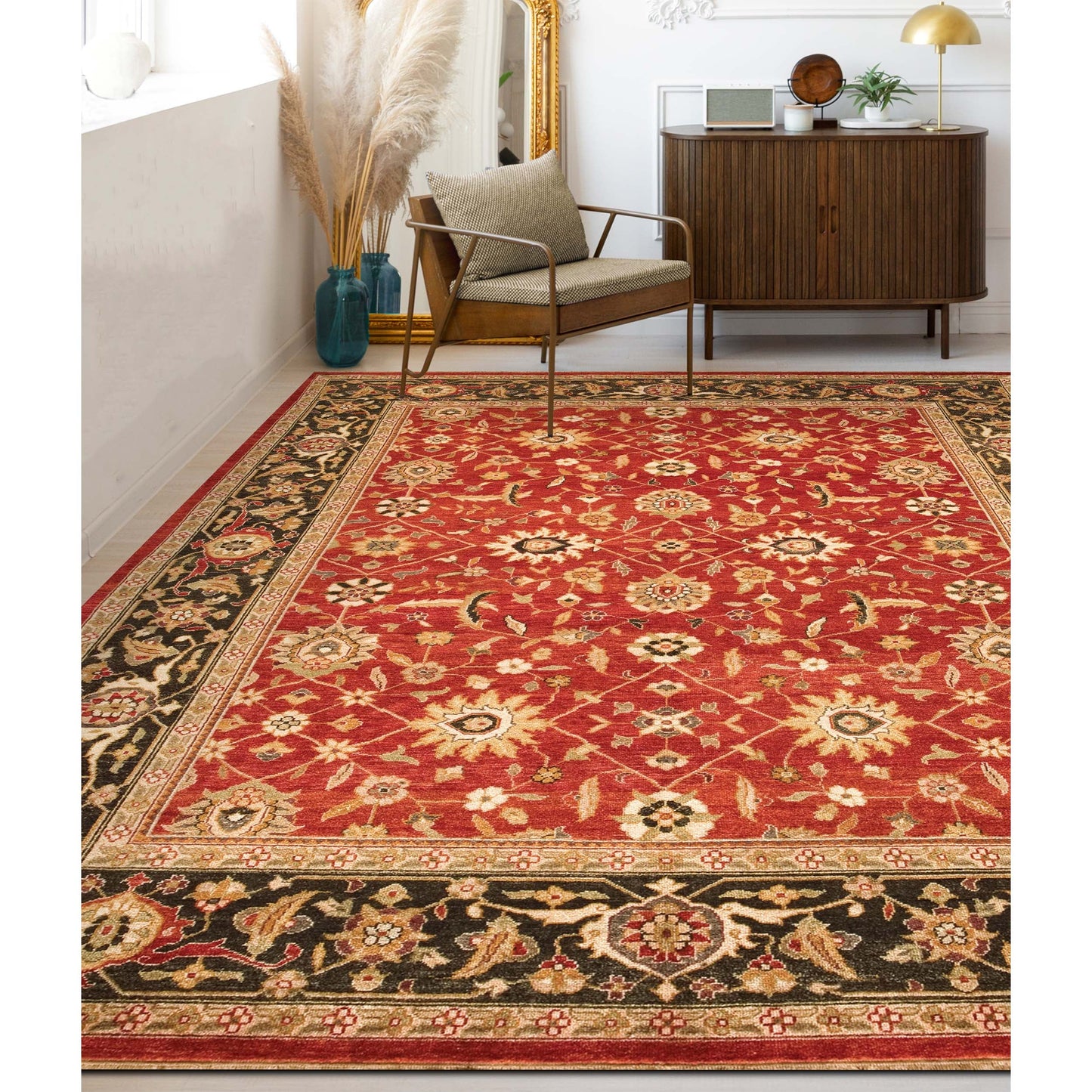 MANCHURIA BIDJJ RED / DARK GREEN 11'11" X 20'1"