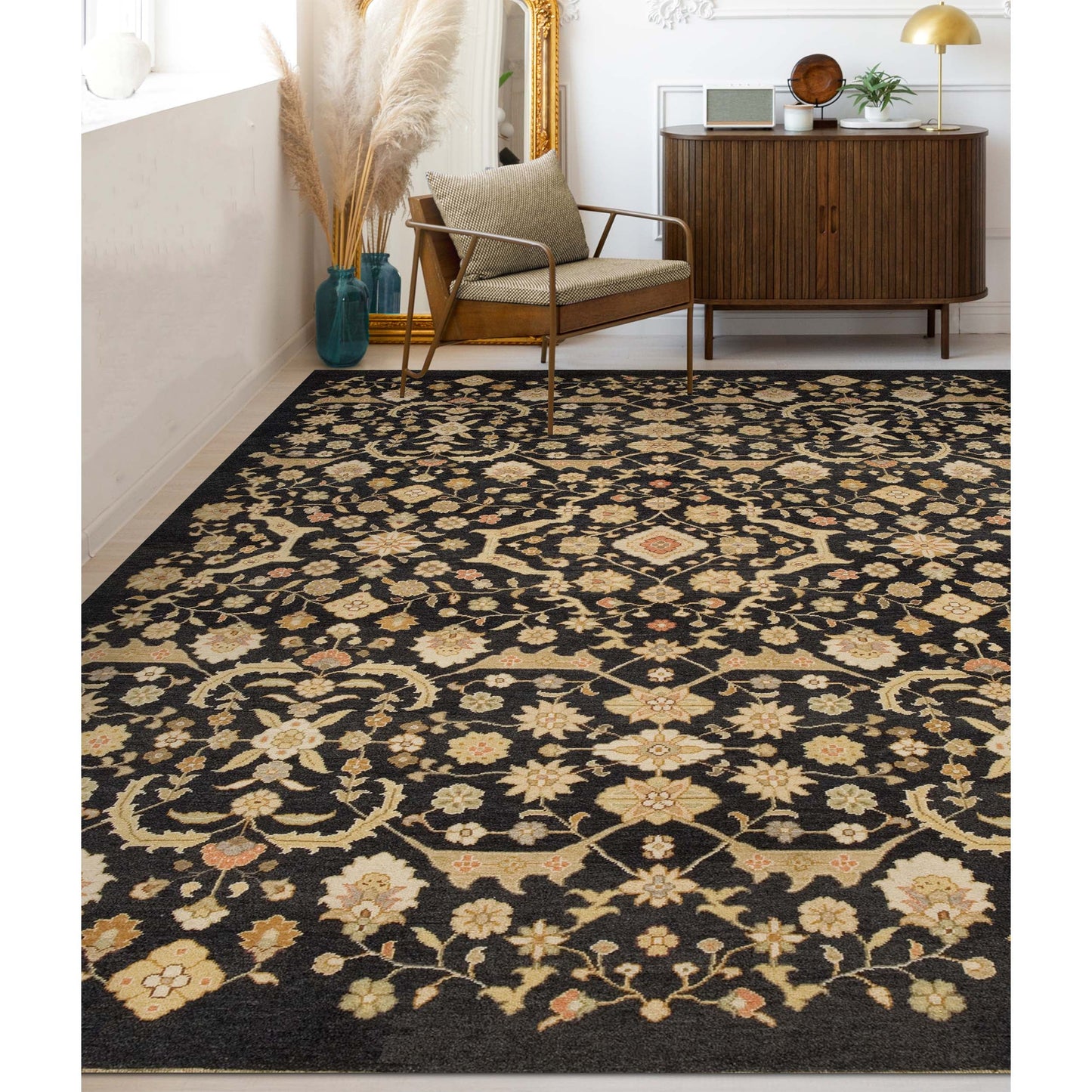 MANCHURIA FERRJ BLACK 11'11" X 20'6"
