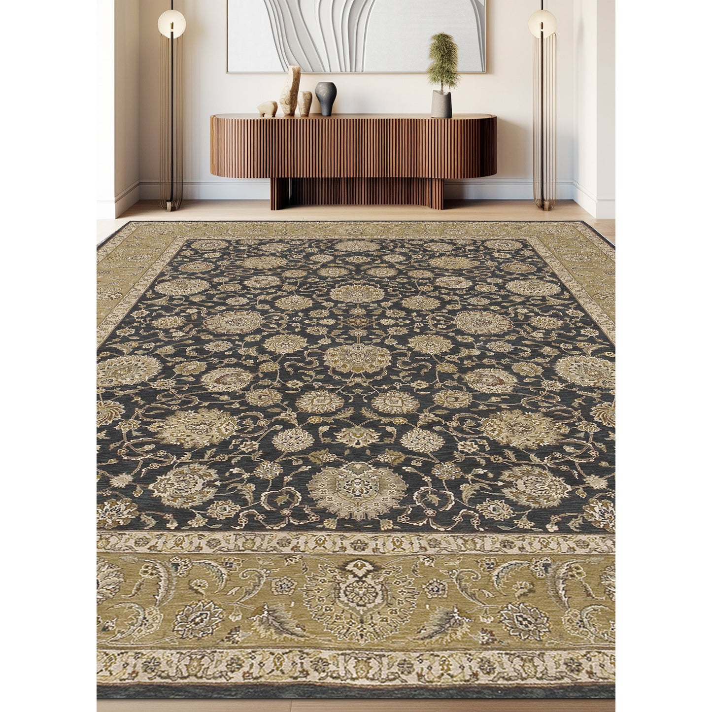 MANCHURIA KASHQ BLACK / GOLD