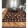MANCHURIA  KUBAJ BROWN / GOLD 11'11" X 20'5"
