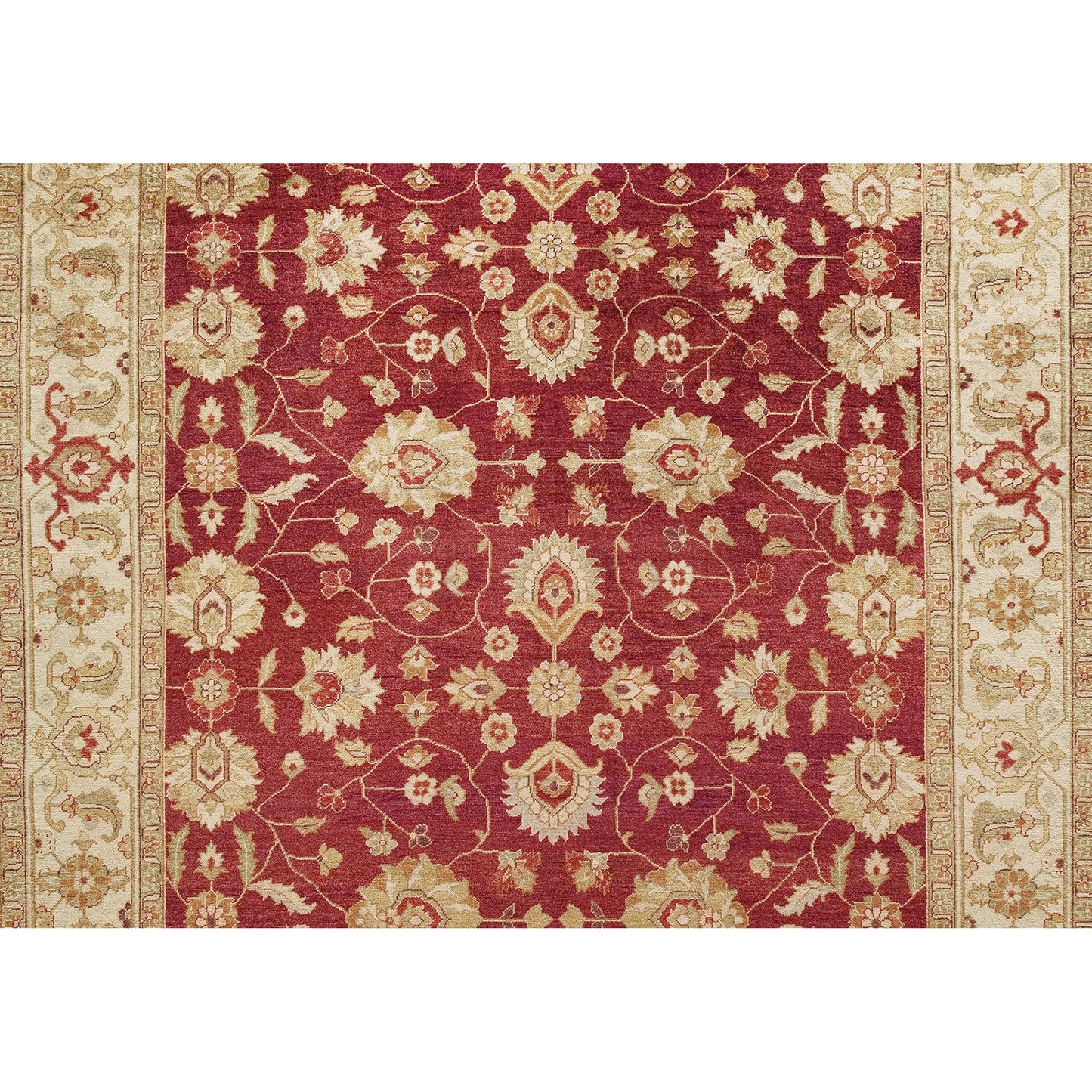 MANCHURIA LILIJ RED / CREAM 11'10" X 20'6"