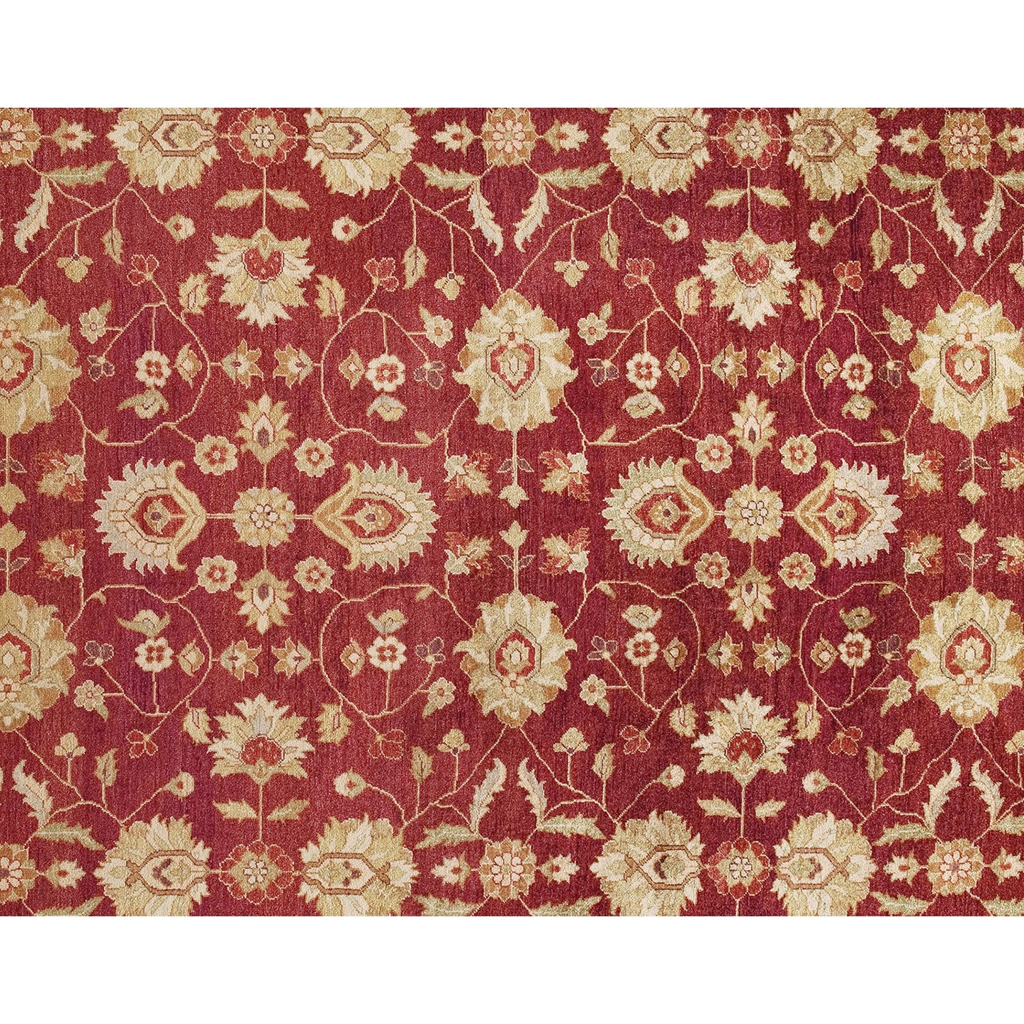MANCHURIA LILIJ RED / CREAM 11'10" X 20'6"