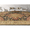 MANCHURIA SERAJ BROWN / SAFFRON