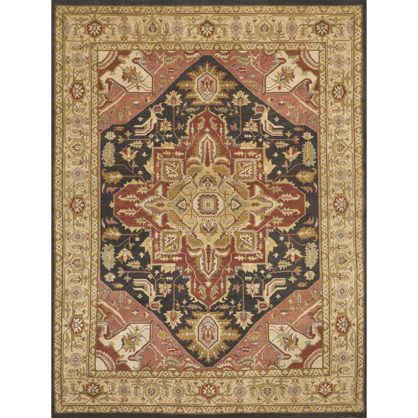 MANCHURIA SERAJ BROWN / SAFFRON