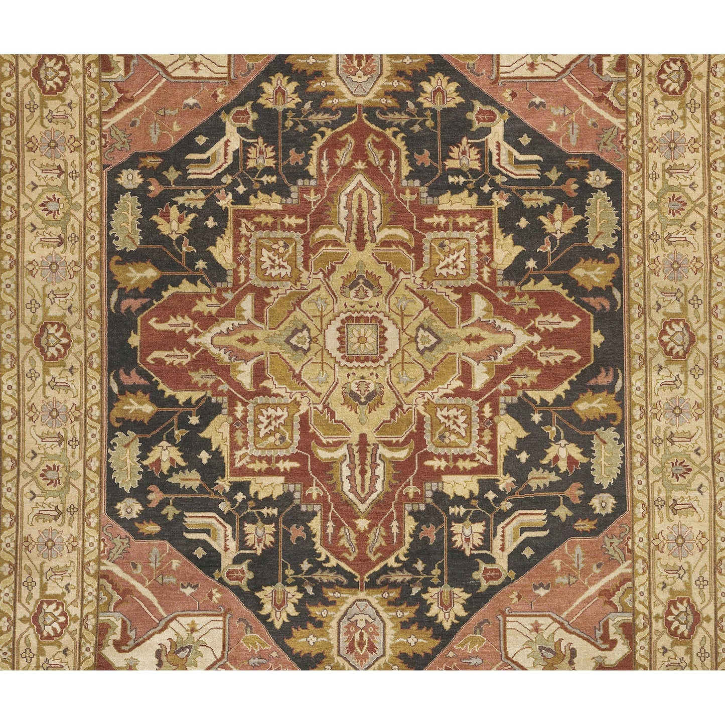 MANCHURIA SERAJ BROWN / SAFFRON