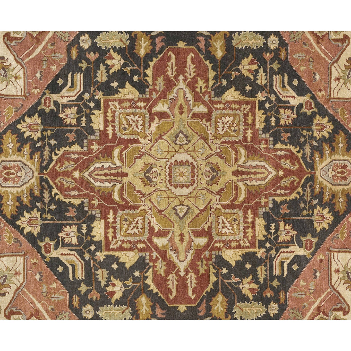 MANCHURIA SERAJ BROWN / SAFFRON