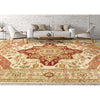 MANCHURIA SERAJ CREAM / LIGHT GOLD 12' X 24'