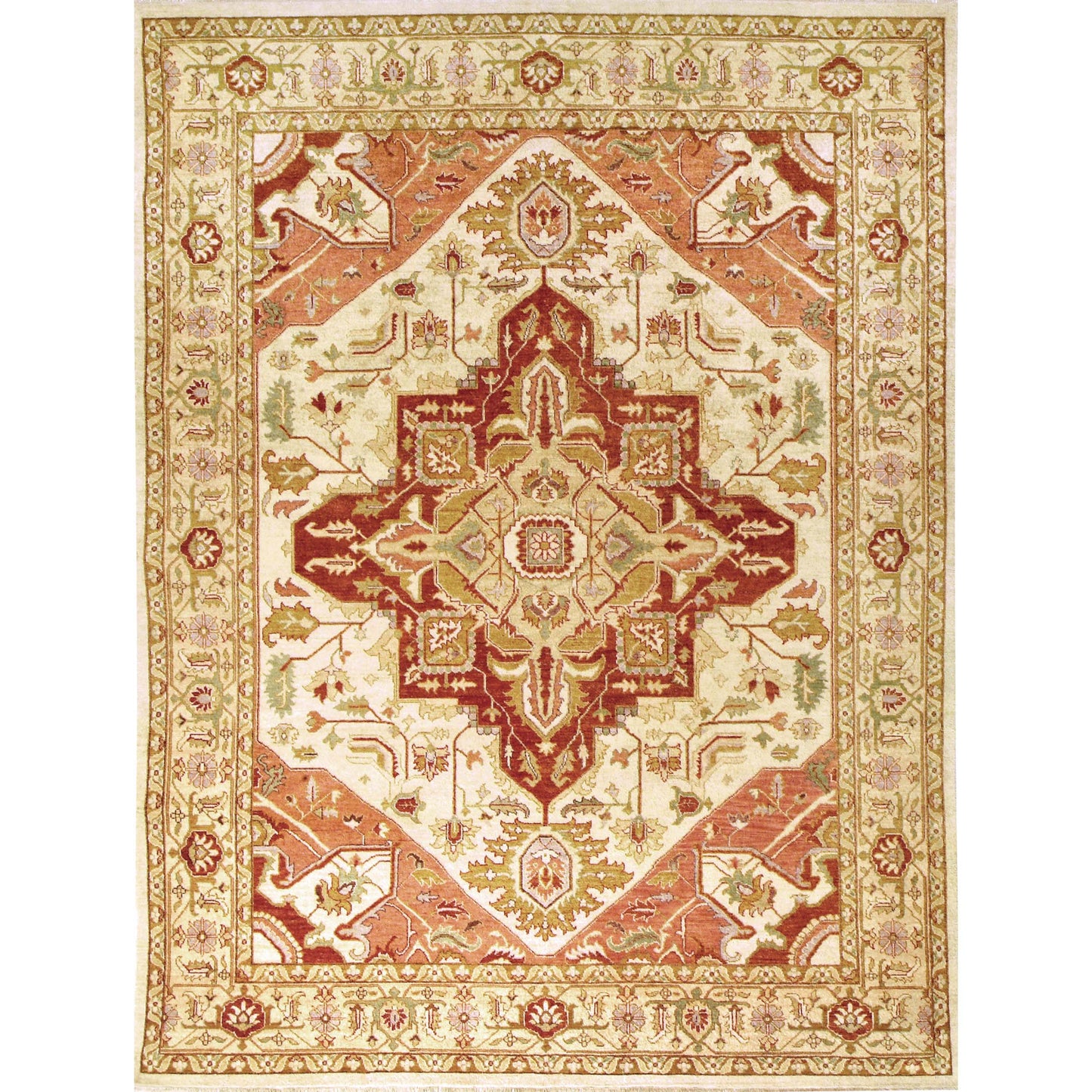 MANCHURIA SERAJ CREAM / LIGHT GOLD 16'3" X 28'4"
