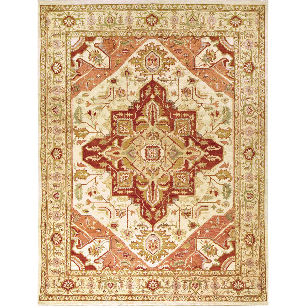 MANCHURIA SERAJ CREAM / LIGHT GOLD 12' X 24'