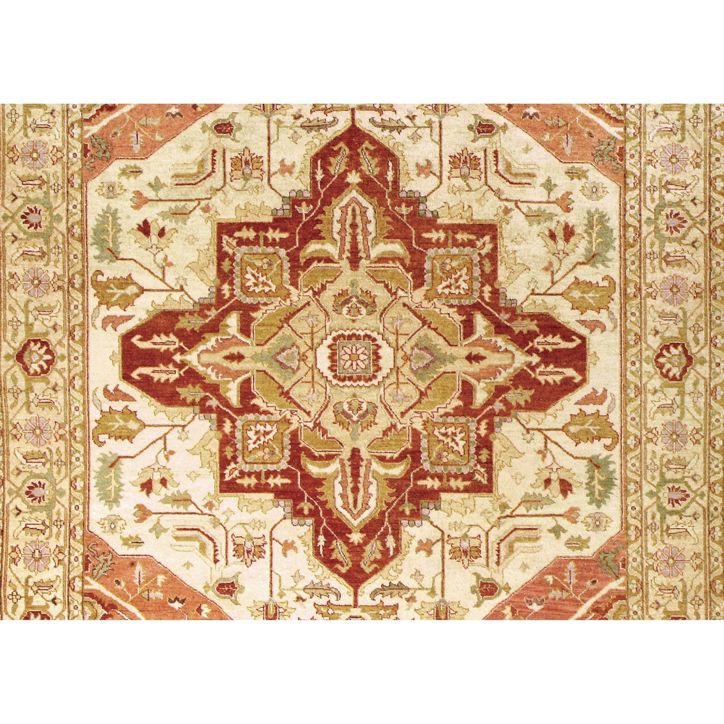 MANCHURIA SERAJ CREAM / LIGHT GOLD 16'3" X 28'4"