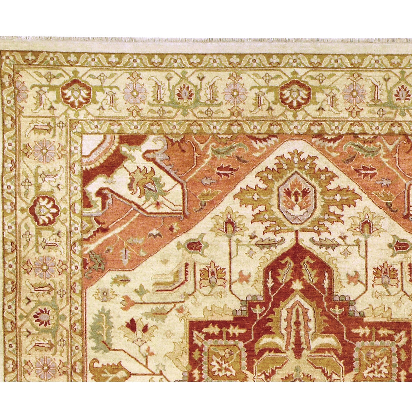 MANCHURIA SERAJ CREAM / LIGHT GOLD 16'3" X 28'4"