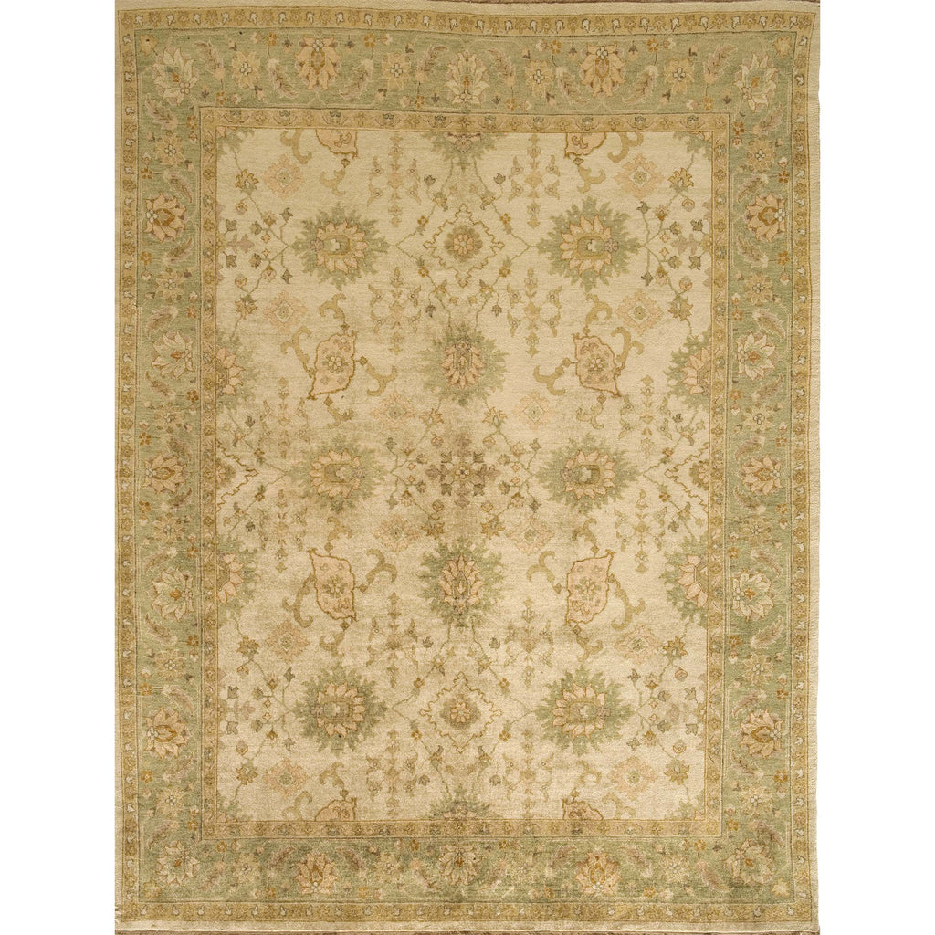 MANCHURIA SULTJ CREAM / LIGHT GREEN 11'9" X 20'5"
