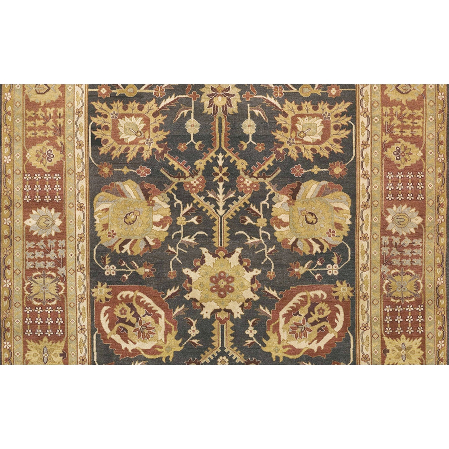 MANCHURIA TABRJ BROWN / RUST 16'8" X 28'4"