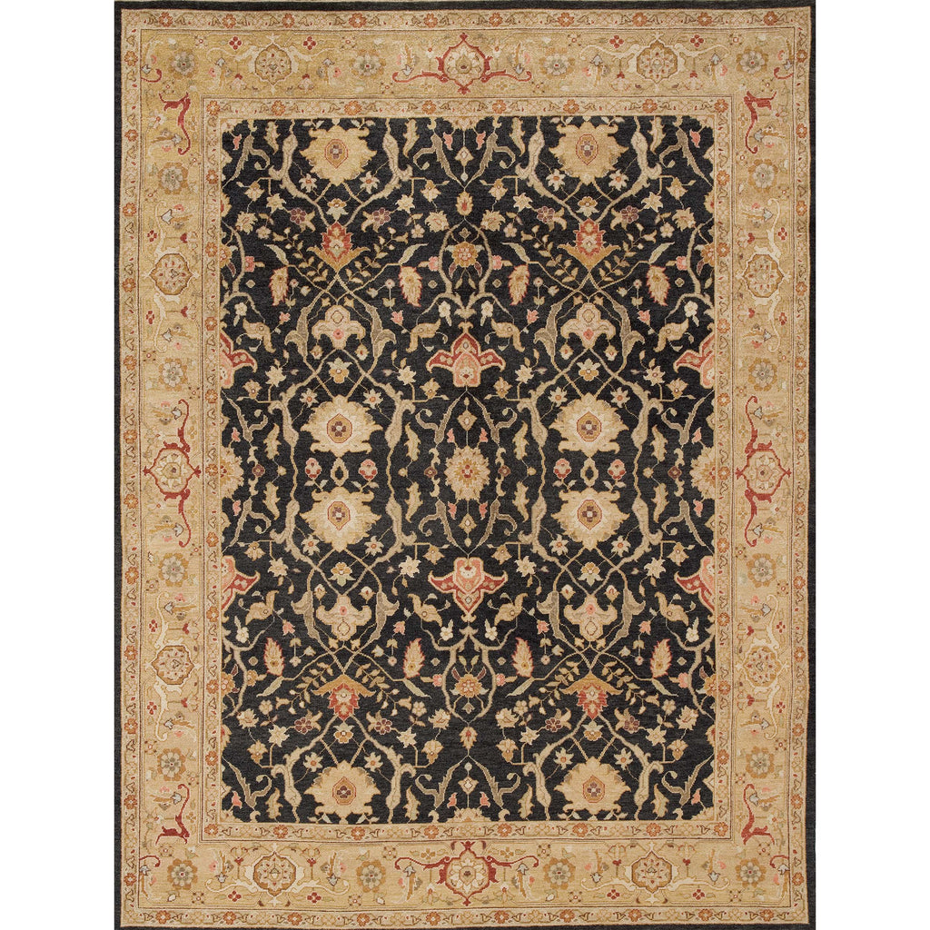 MANCHURIA TEHRJ BLACK / DARK GOLD 12' X 20'3"