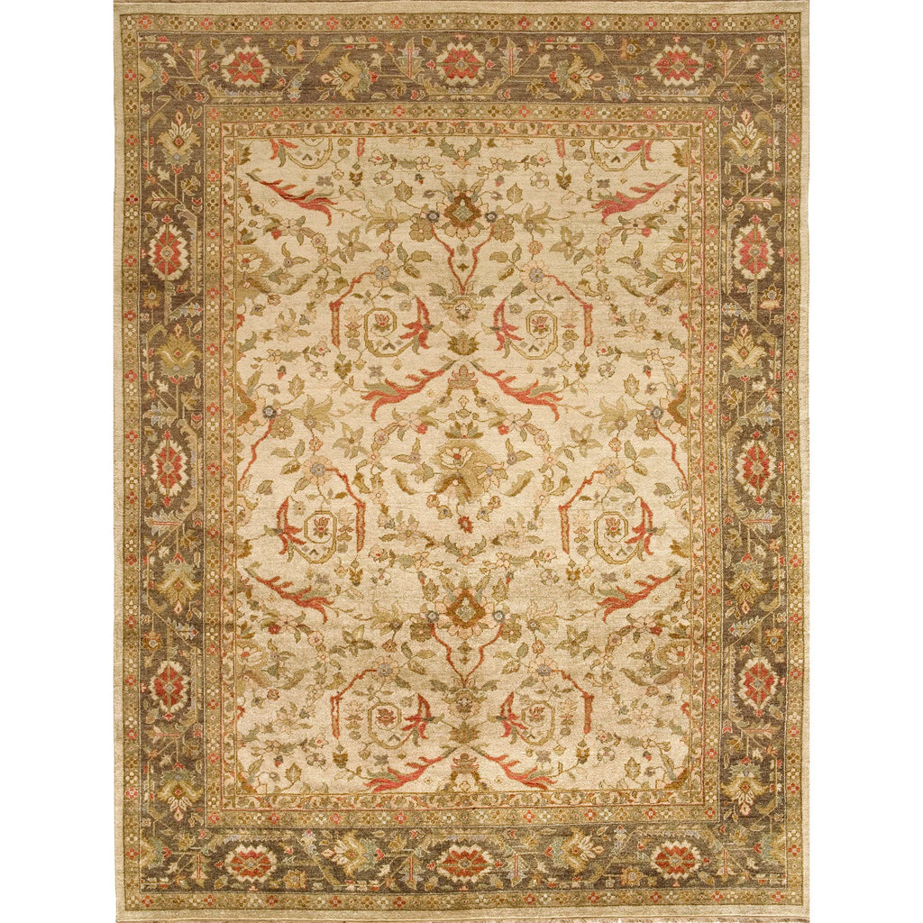 MANCHURIA ZIEGJ CREAM / WALNUT 14'4" X 26'2"