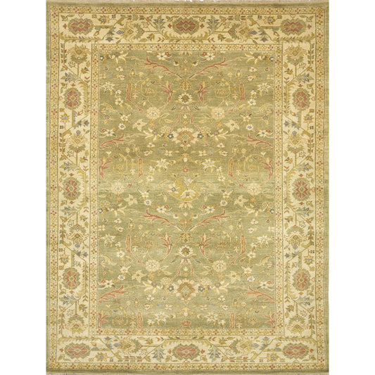 MANCHURIA ZIEGJ LIGHT GREEN / CREAM 14'3" X 26'6"