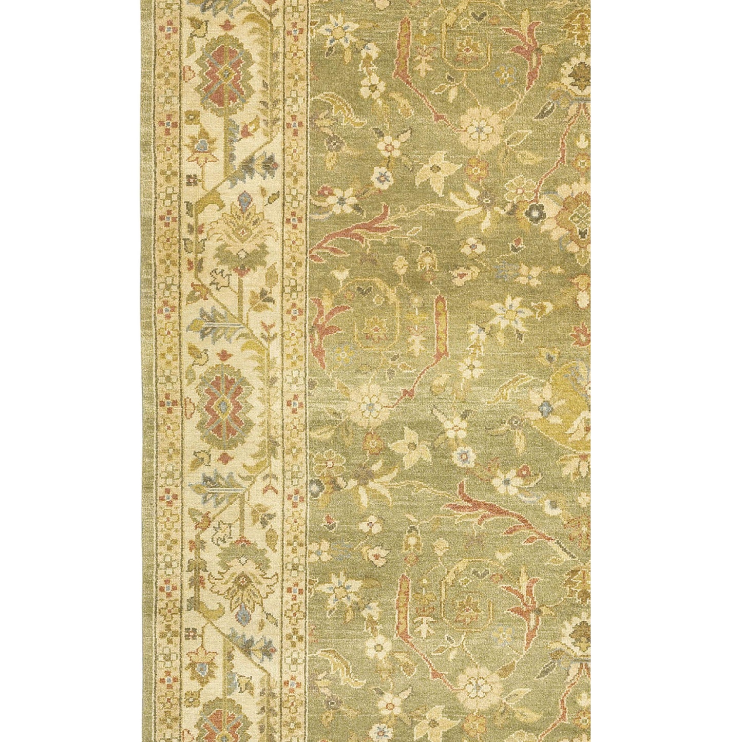 MANCHURIA ZIEGJ LIGHT GREEN / CREAM
