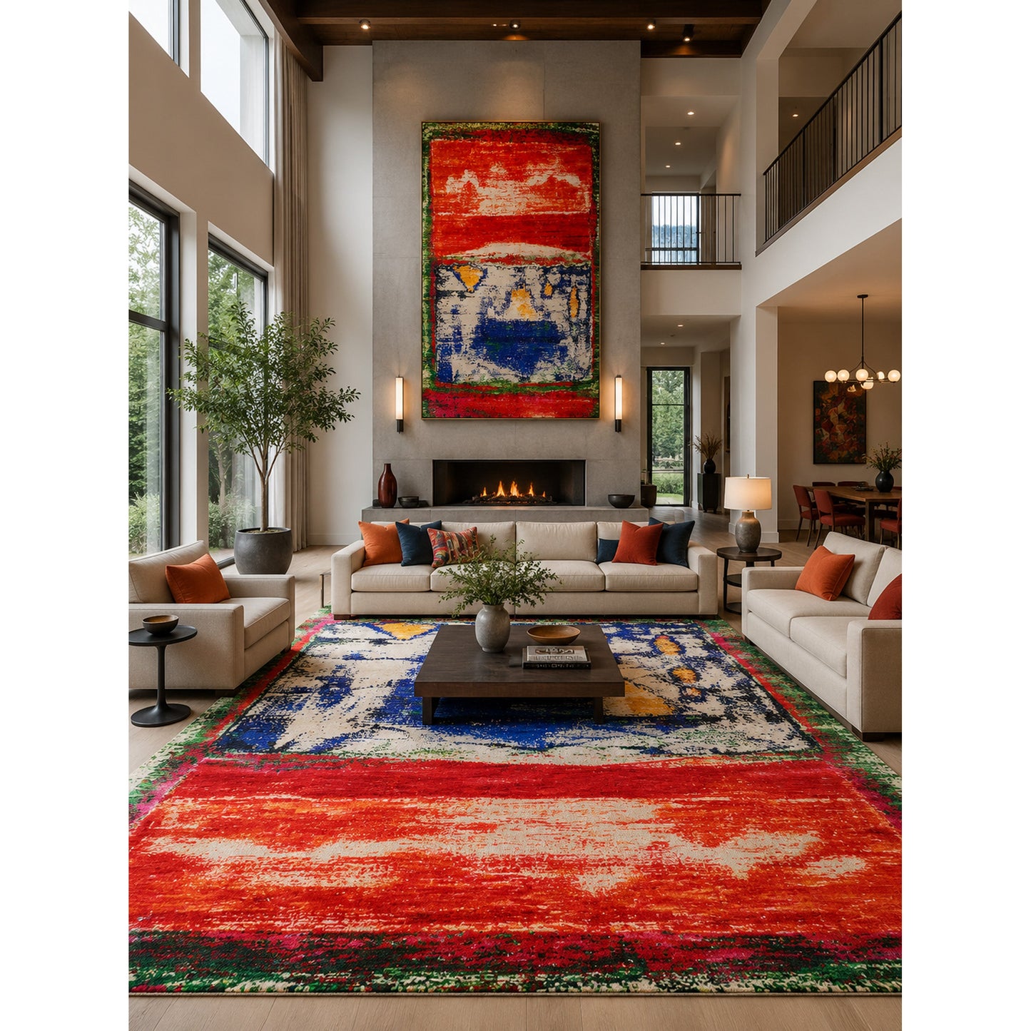 MOHIT 4687R RED / BLUE