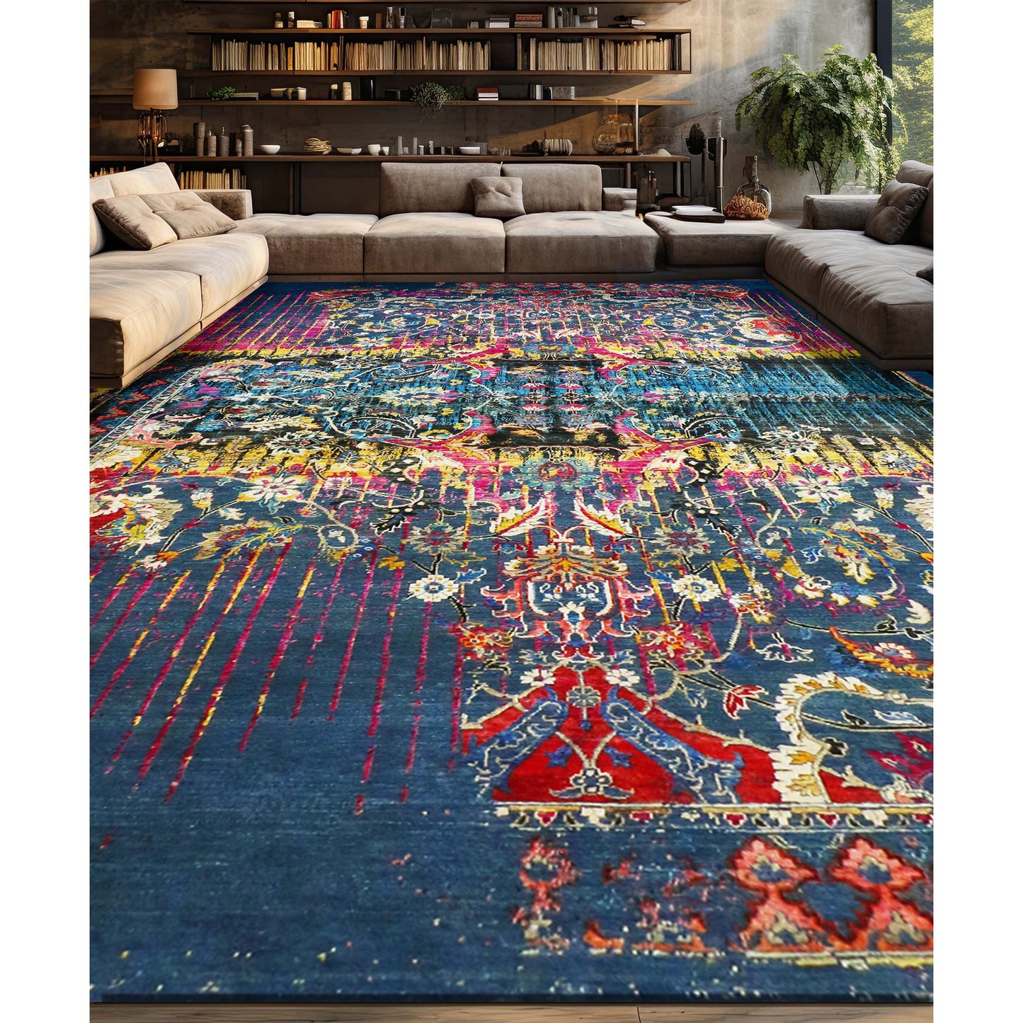 MOHIT 50547 BLUE / MULTI