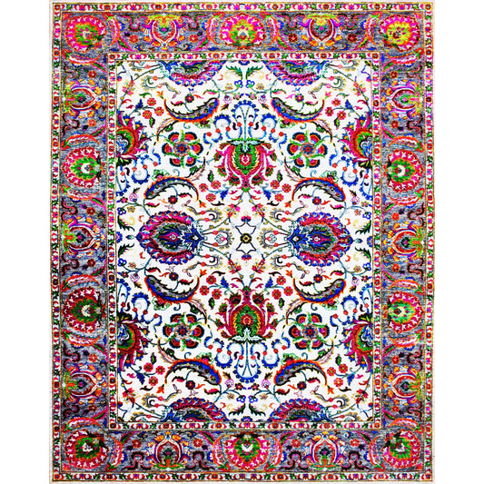 MOHIT JPR-5 IVORY / BLUE