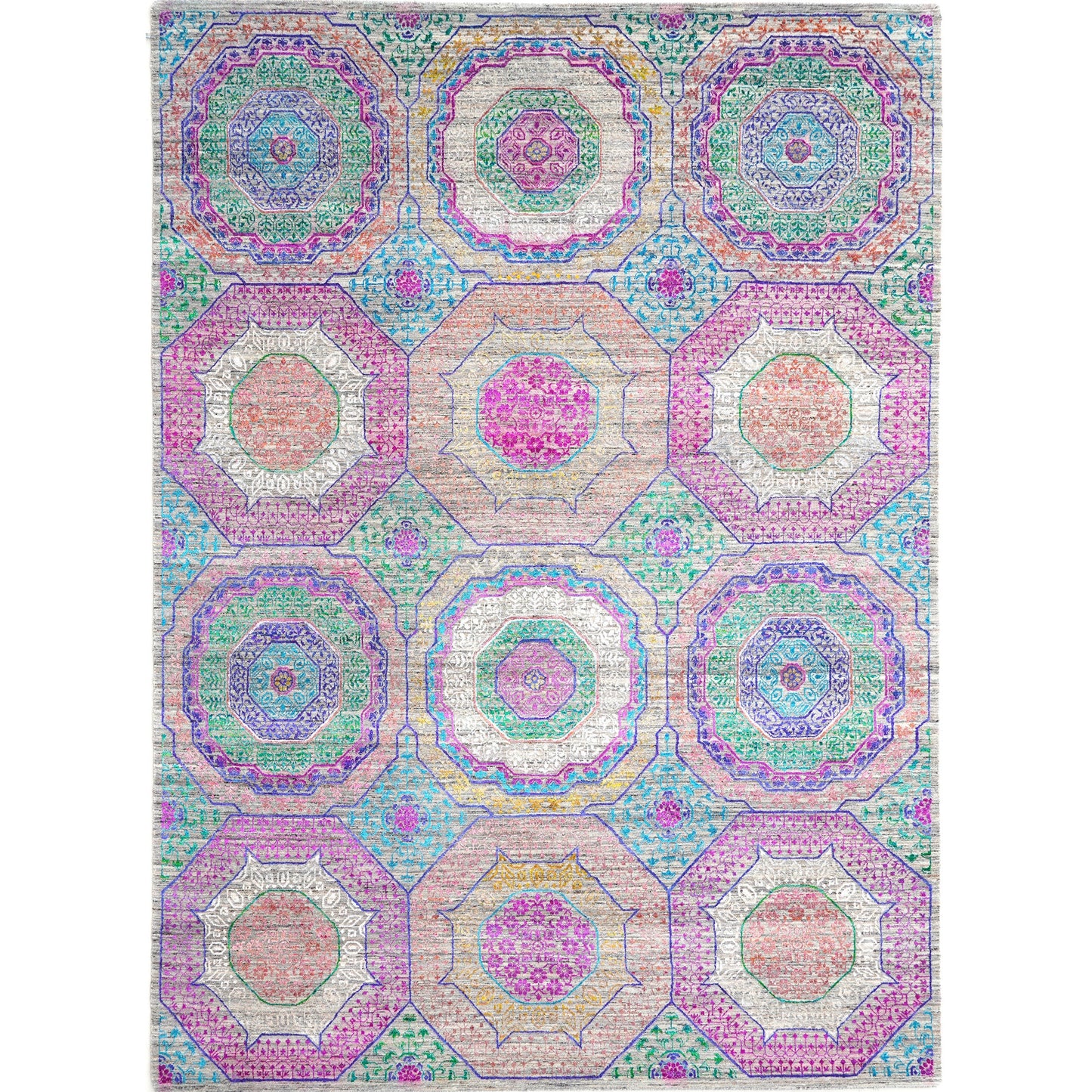 MOHIT  MM-55 LIGHT GREY / MULTI