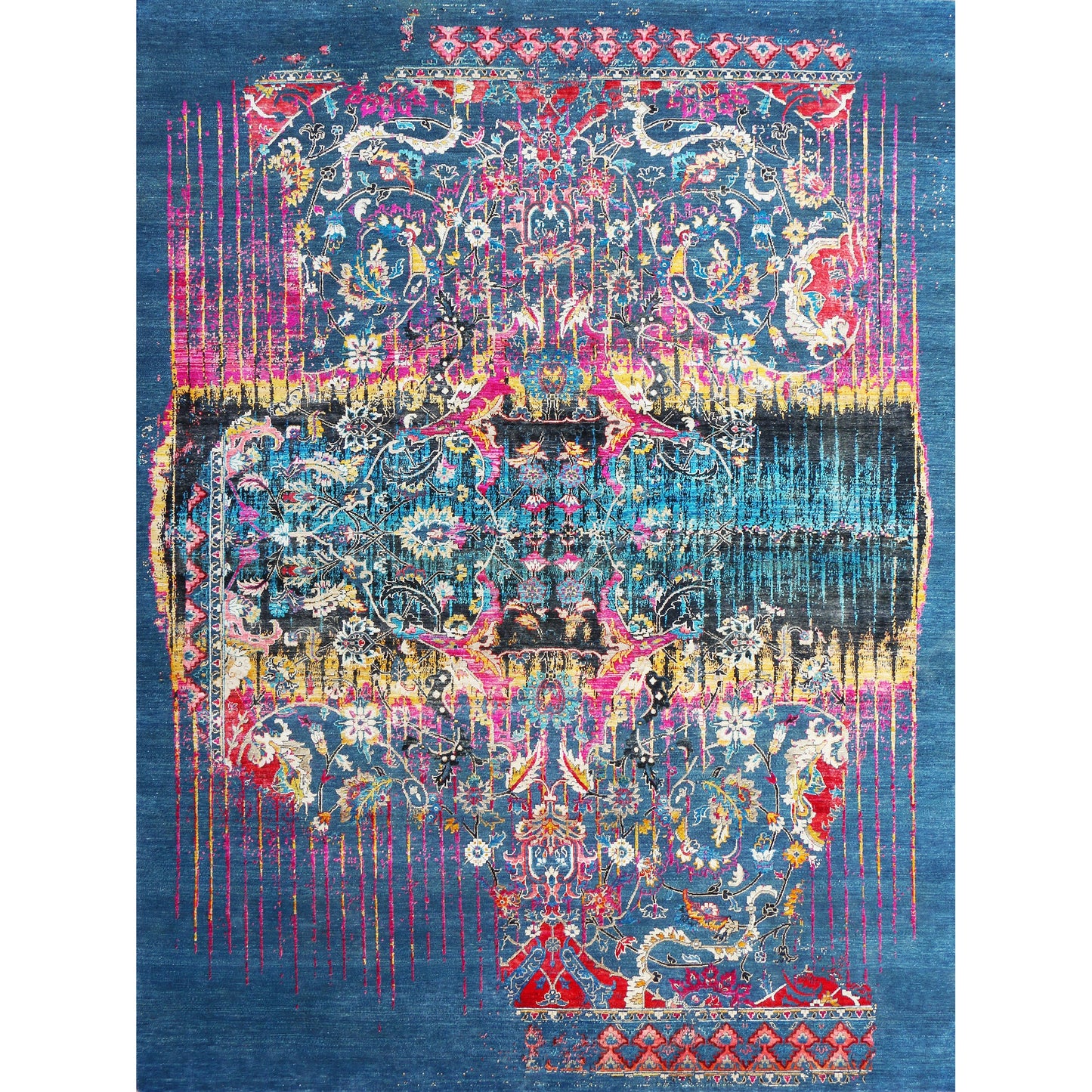 MOHIT R5054 BLUE / MULTI
